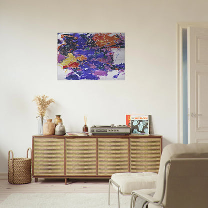 Towards Disappearance II - Sam Francis Brushed Aluminum Print - 70x100 cm / 28x40 inches | Sam Francis Aluminum Print | Sam Francis Prints