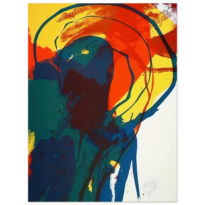 Paul Jenkins - Untitled - Abstract Expressionism  75x100 cm / 30x40inches Fine Art Poster