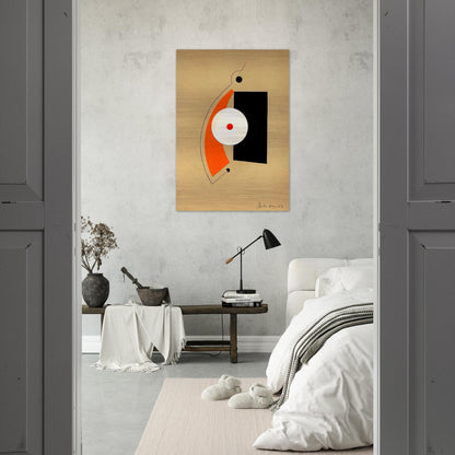 Untitled - 1962 - Carmelo Arden Quin Brushed Aluminum Print - 70x100 cm / 28x40 inches | Carmelo Arden Quin Aluminum Print | Carmelo Arden Quin Prints