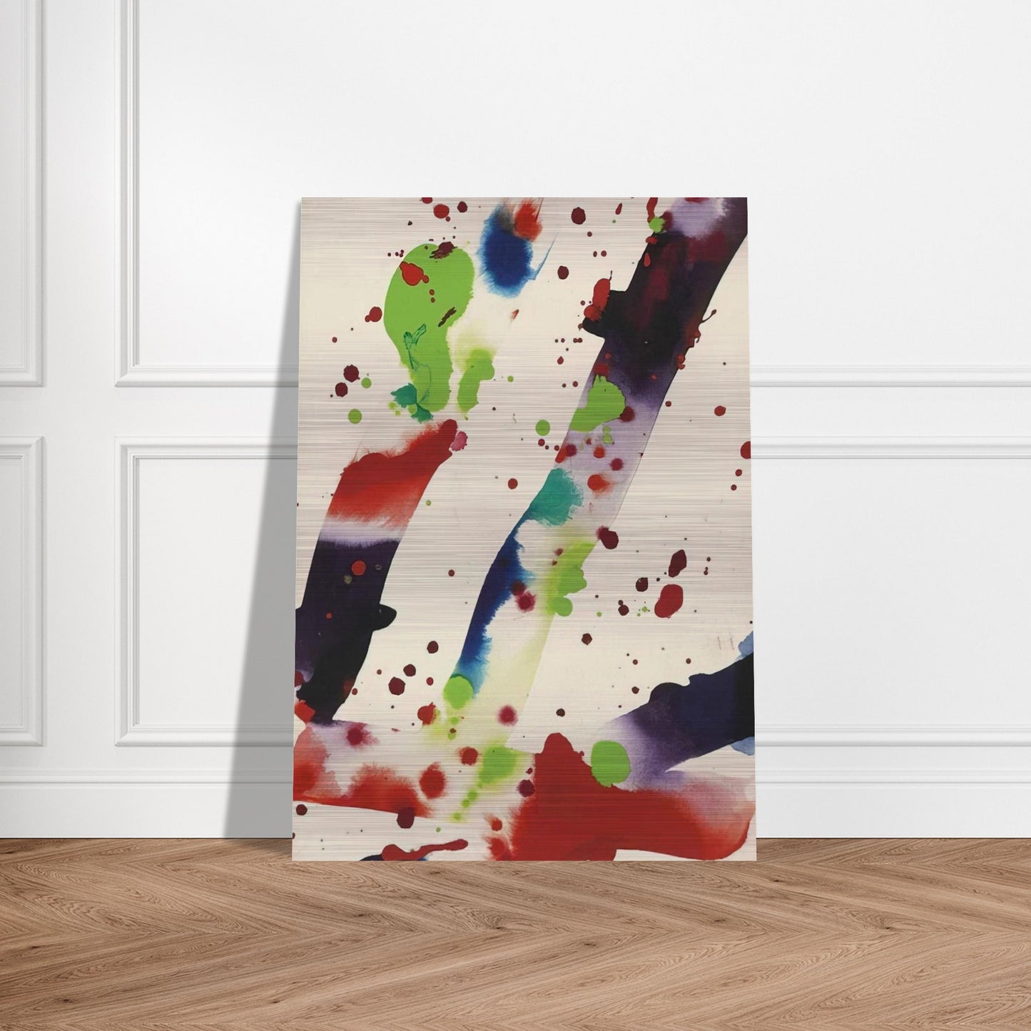 Hello - Sam Francis Brushed Aluminum Print - 70x100 cm / 28x40 inches | Sam Francis Aluminum Print | Sam Francis Prints