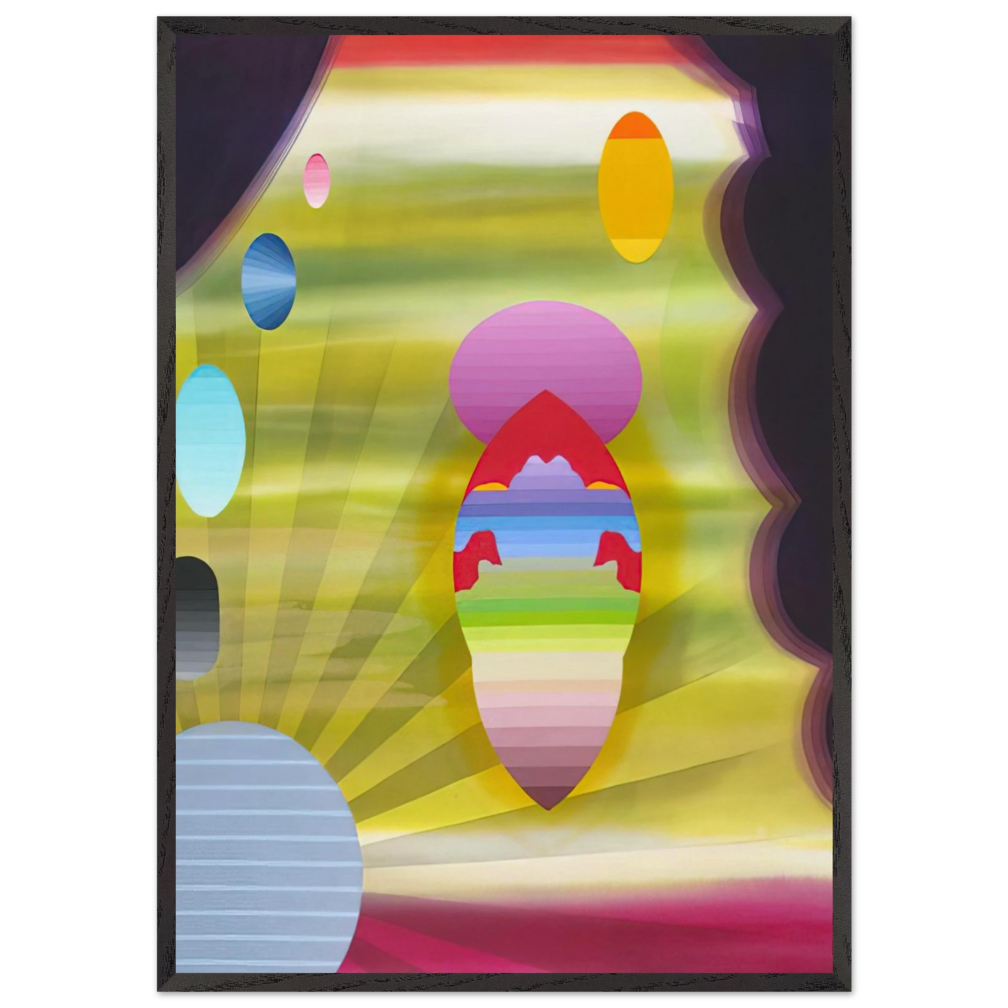 Roland - 2010 - Stephen Mueller 70x100 cm / 28x40 inches Framed Art Print – Black Wooden Frame