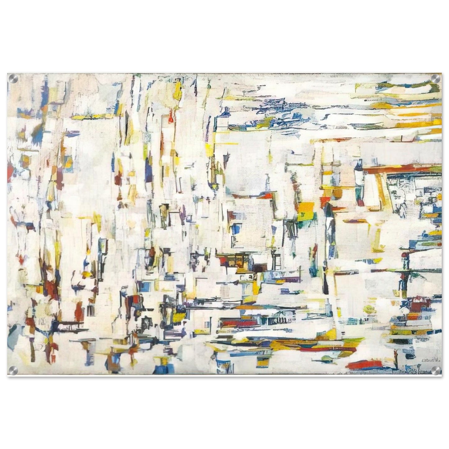 Untitled - 1995 - Maria Helena Vieira da Silva Acrylic Print - 70x100 cm / 28x40″ inches | Maria Helena Vieira da Silva Wall Art | Maria Helena Vieira da Silva Prints