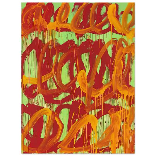 Cy Twombly - Camino Real  II   75x100 cm / 30x40inches Fine Art Poster