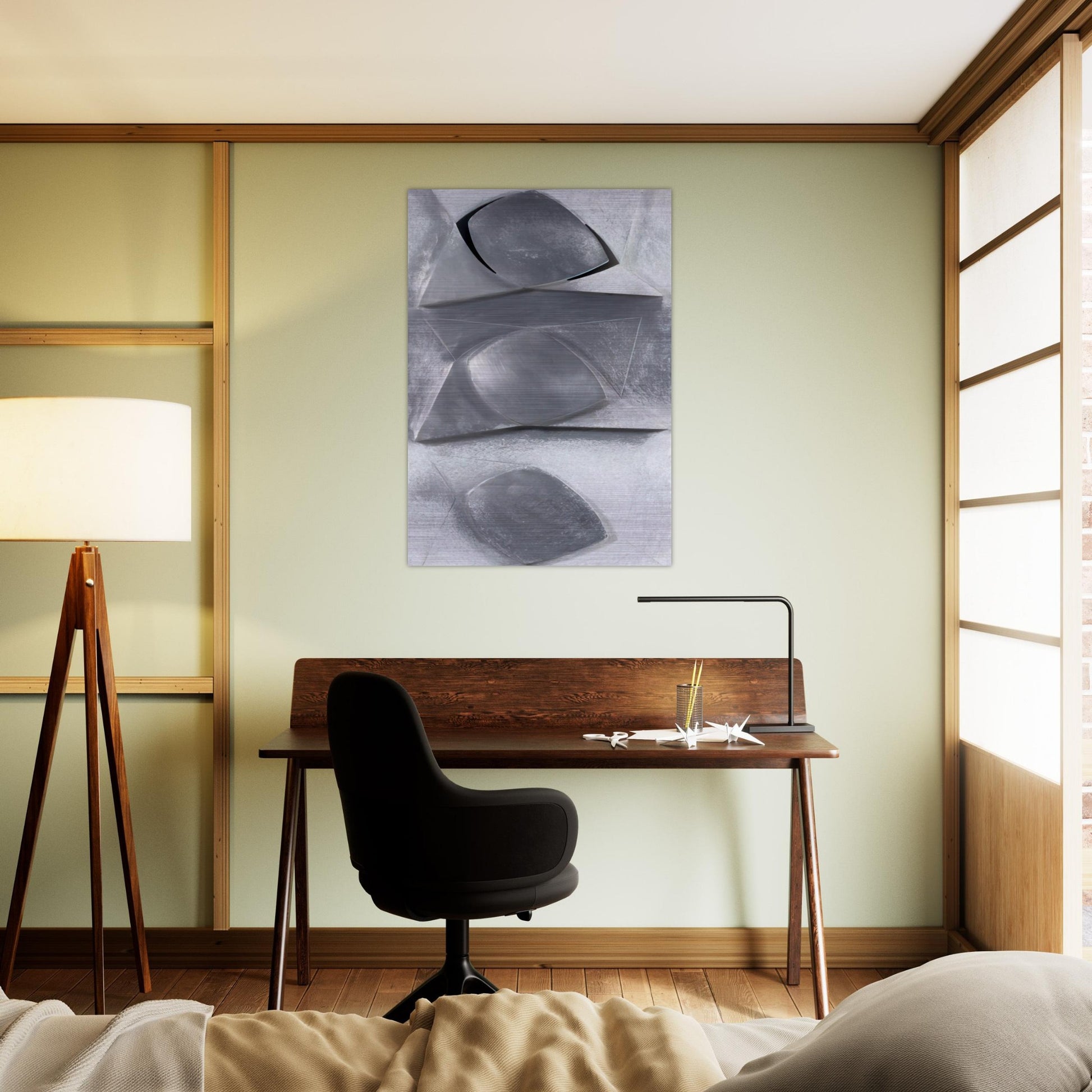 Composition-Relief - Concretism - Gyula Kosice Brushed Aluminum Print - 70x100 cm / 28x40 inches | Gyula Kosice Aluminum Print | Gyula Kosice Prints