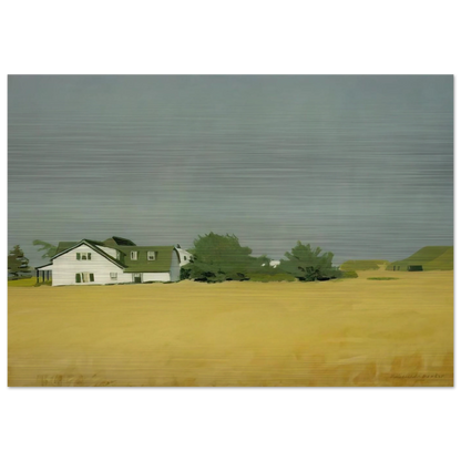 WHEAT 1960 - Fairfield Porter Brushed Aluminum Print - 70x100 cm / 28x40 inches | Fairfield Porter Aluminum Print | Fairfield Porter Prints