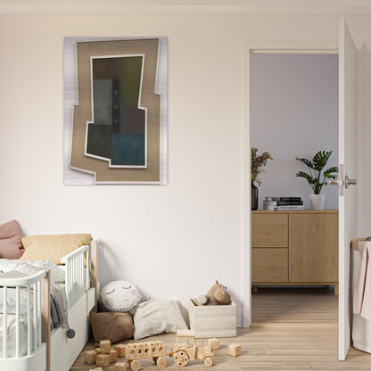 Peinture Madi - 1946 - Carmelo Arden Quin Brushed Aluminum Print - 70x100 cm / 28x40 inches | Carmelo Arden Quin Aluminum Print | Carmelo Arden Quin Prints