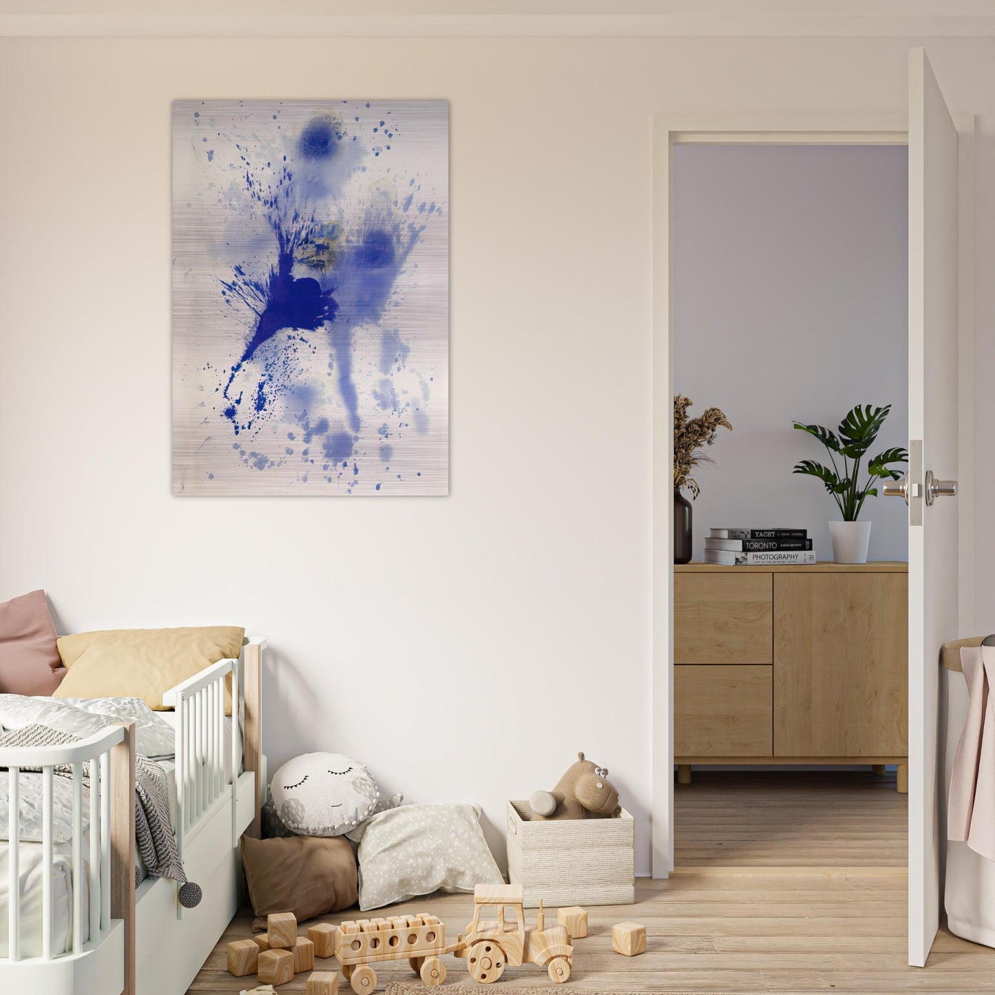 Astral Nebula - Hans Hofmann Brushed Aluminum Print - 70x100 cm / 28x40 inches | Hans Hofmann Aluminum Print | Hans Hofmann Prints
