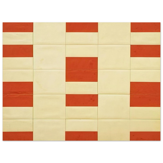 Ellsworth Kelly - Red and White  75x100 cm / 30x40inches Fine Art Poster