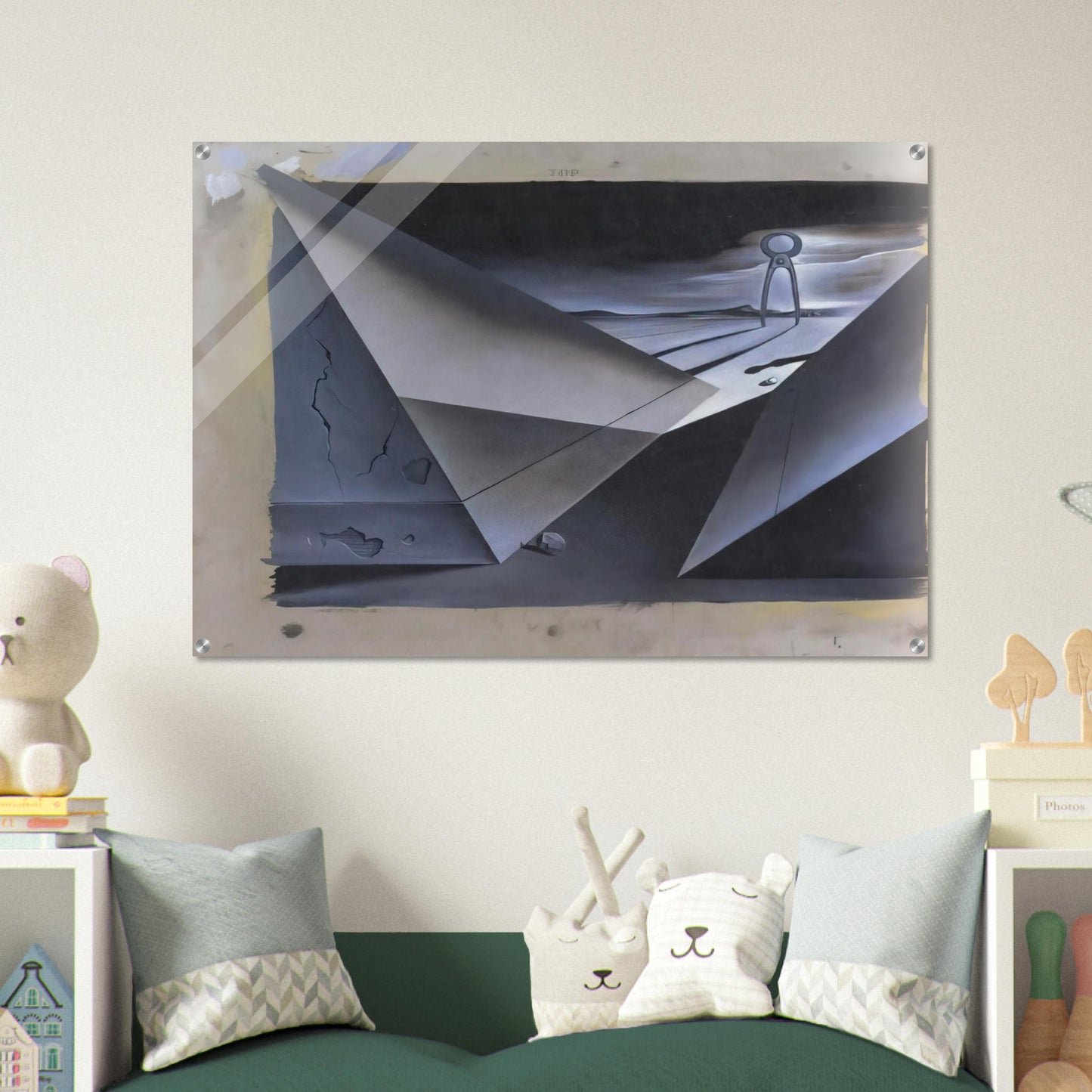DESIGN FOR THE FILM SPELLBOUND 2 - Salvador Dali Acrylic Print - 70x100 cm / 28x40″ inches
