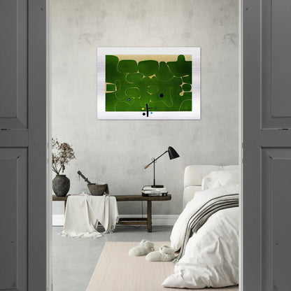 IL LABIRINTO DELLA PSICHE 1986 - Victor Pasmore Brushed Aluminum Print - 70x100 cm / 28x40 inches | Victor Pasmore Aluminum Print | Victor Pasmore Prints