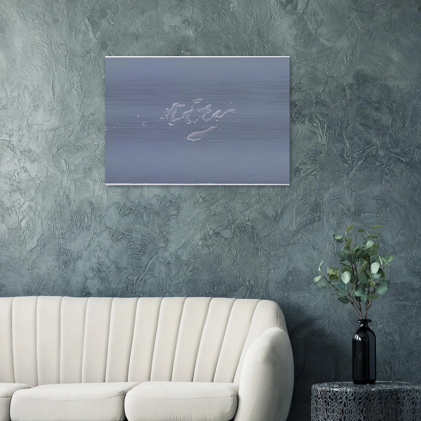 CITY 1969 - Edward Ruscha Brushed Aluminum Print - 70x100 cm / 28x40 inches | Edward Ruscha Aluminum Print | Edward Ruscha Prints