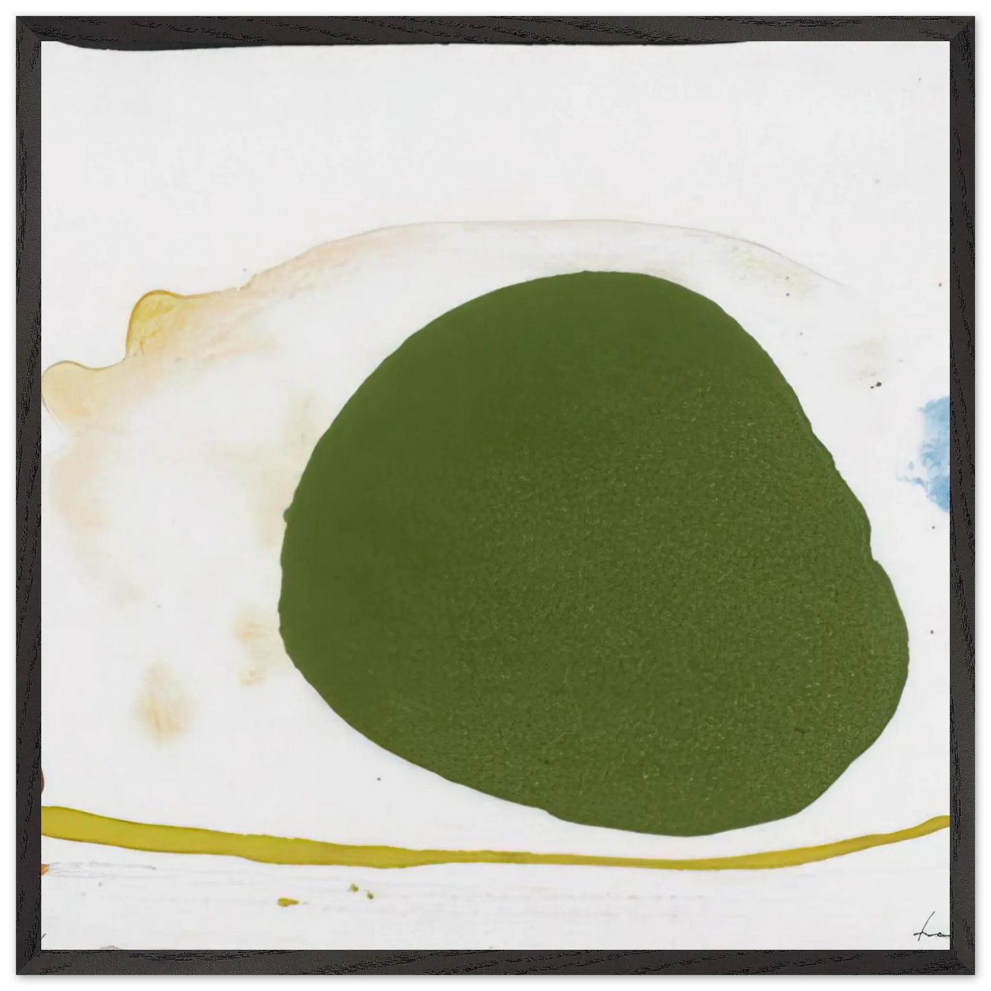 Helen Frankenthaler - Thanksgiving Day - 1973 Wall art - 50x70 cm / 20x28 Inches - Premium Wooden Framed Poster With Fine Art Paper - Wood frame