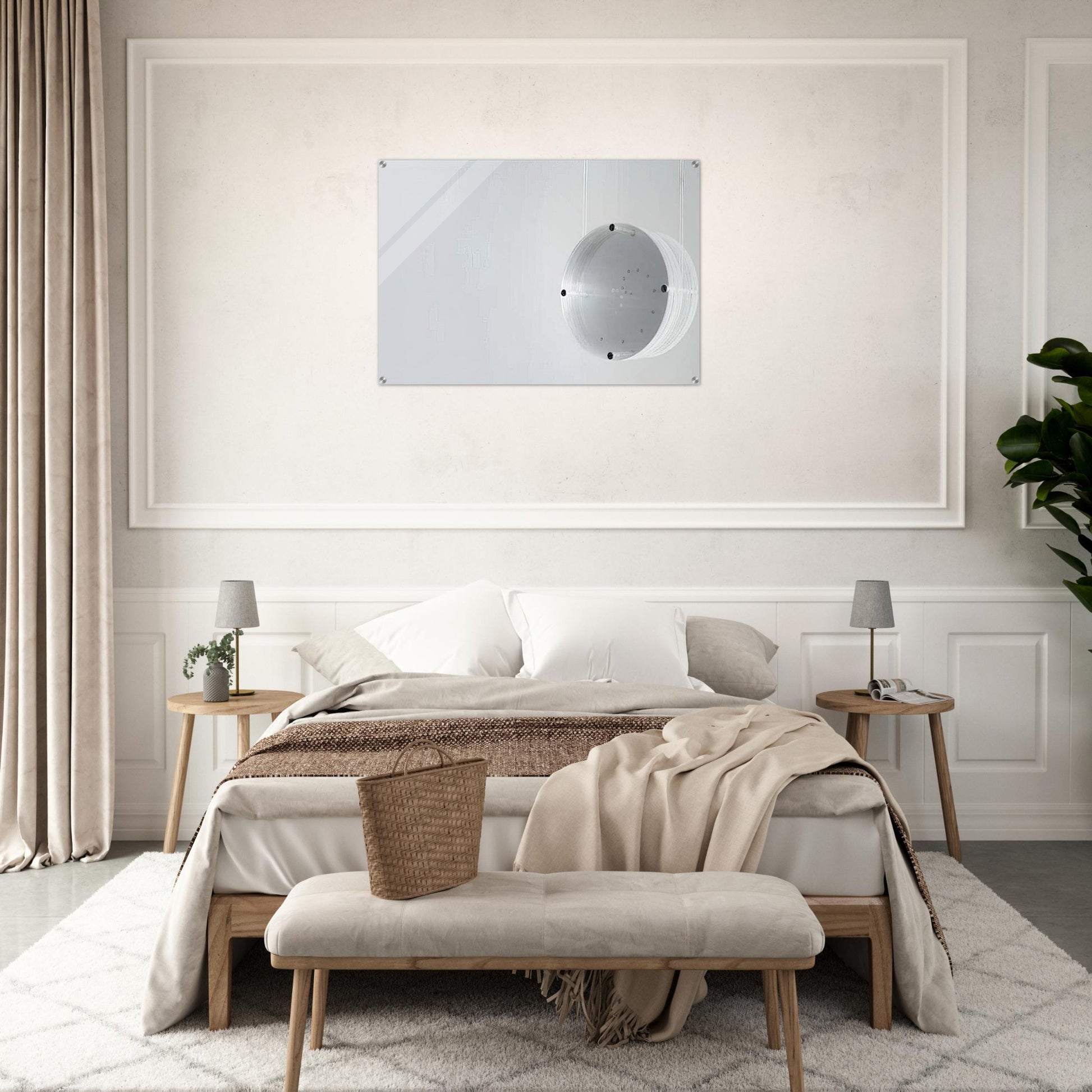 Disco Zero - 1971 - Mira Schendel Acrylic Print - 70x100 cm / 28x40″ inches