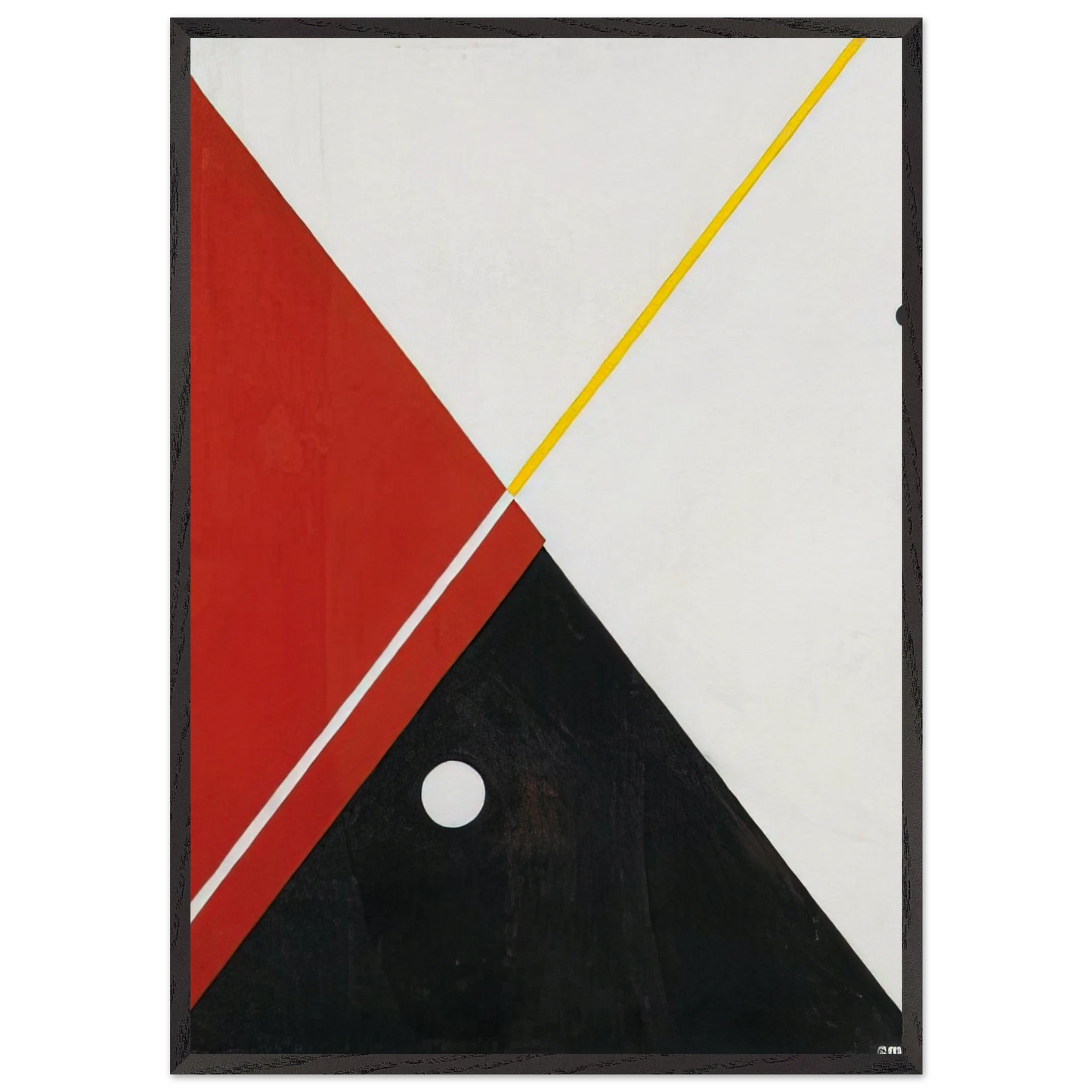 UNTITLED 1930 0 - Alexander Calder 70x100 cm / 28x40 inches Framed Art Print – Black Wooden Frame