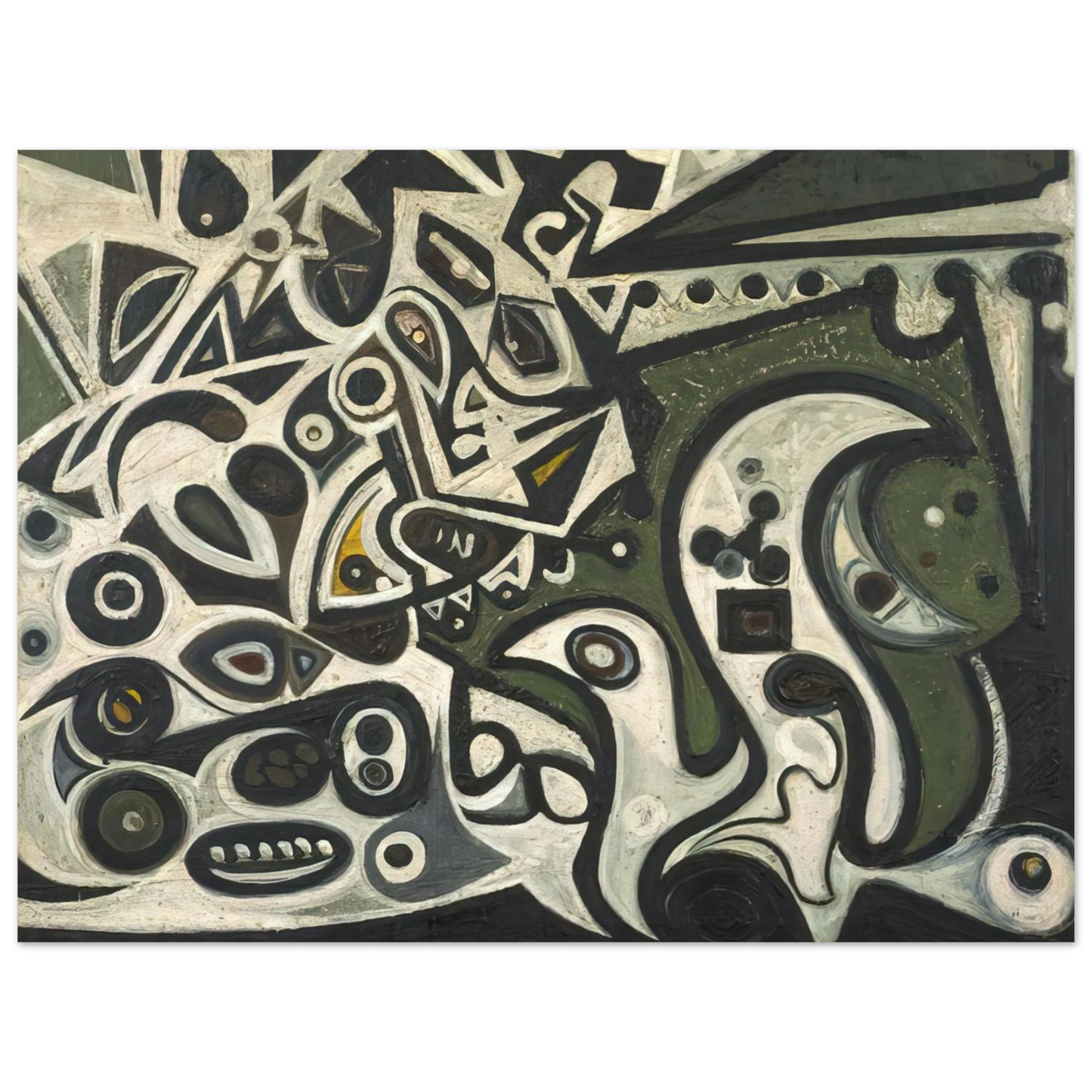 Richard Pousette-Dart - River Metamorphosis  75x100 cm / 30x40inches Fine Art Poster