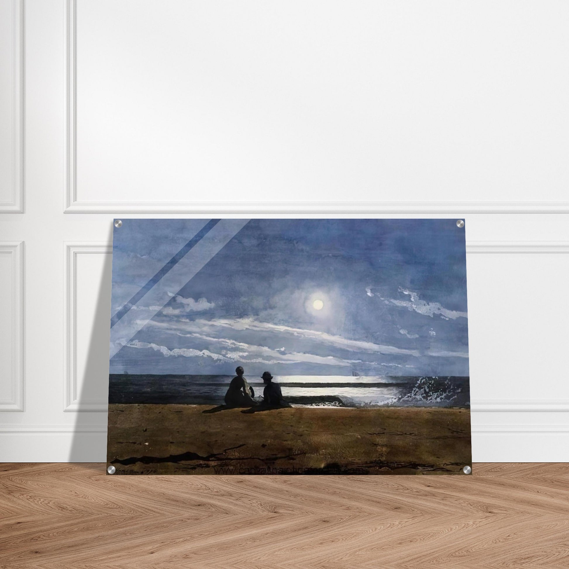 MOONLIGHT - Winslow Homer Acrylic Print - 70x100 cm / 28x40″ inches