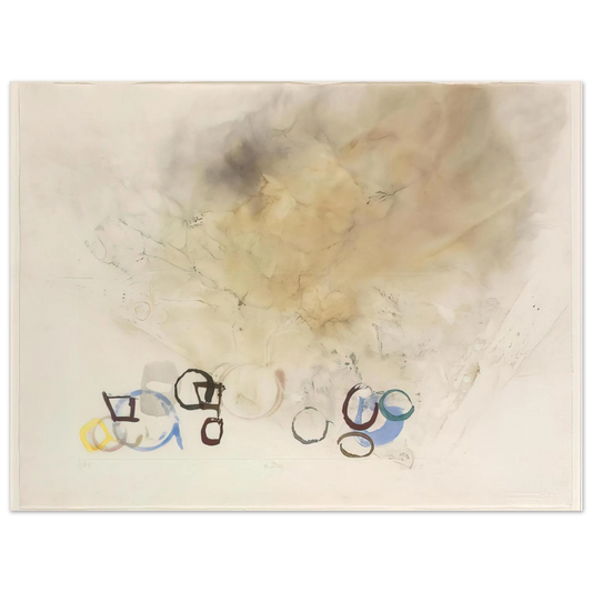 John Cage - 10 Stones - 1989  75x100 cm / 30x40inches Fine Art Poster
