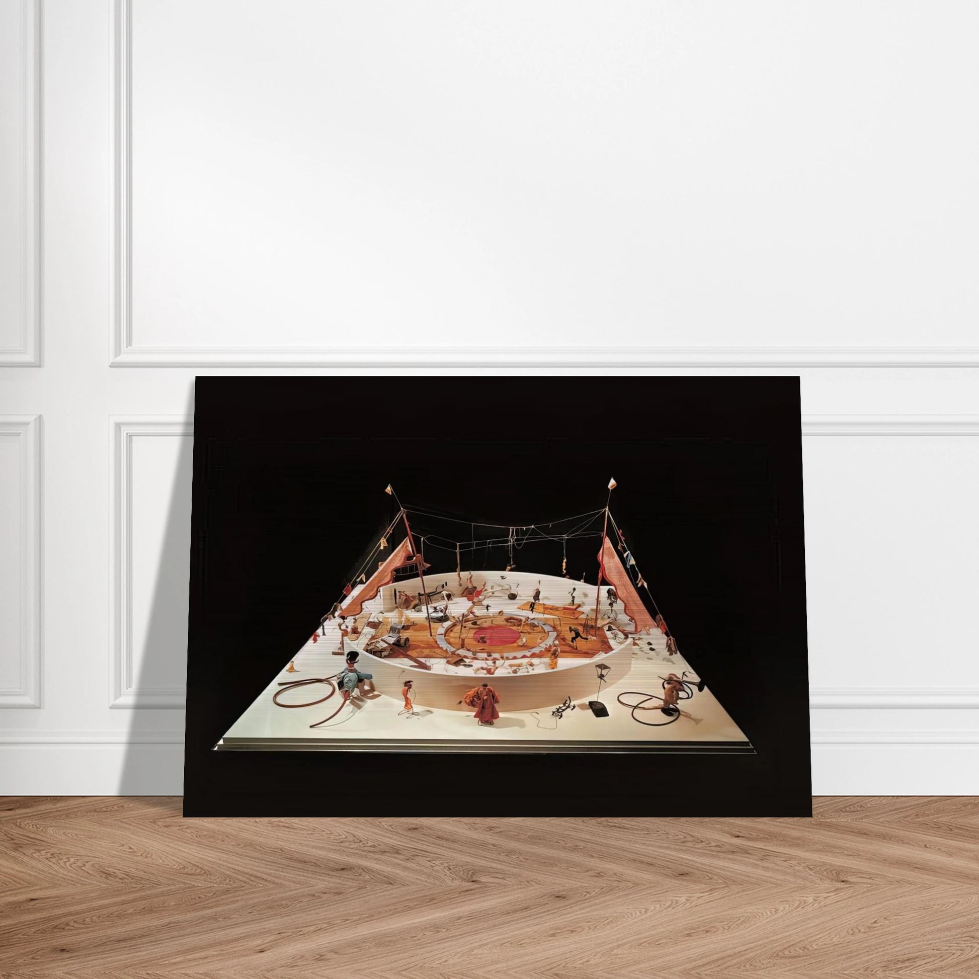 CALDER S CIRCUS 1931 - Alexander Calder Brushed Aluminum Print - 70x100 cm / 28x40 inches | Alexander Calder Aluminum Print | Alexander Calder Prints