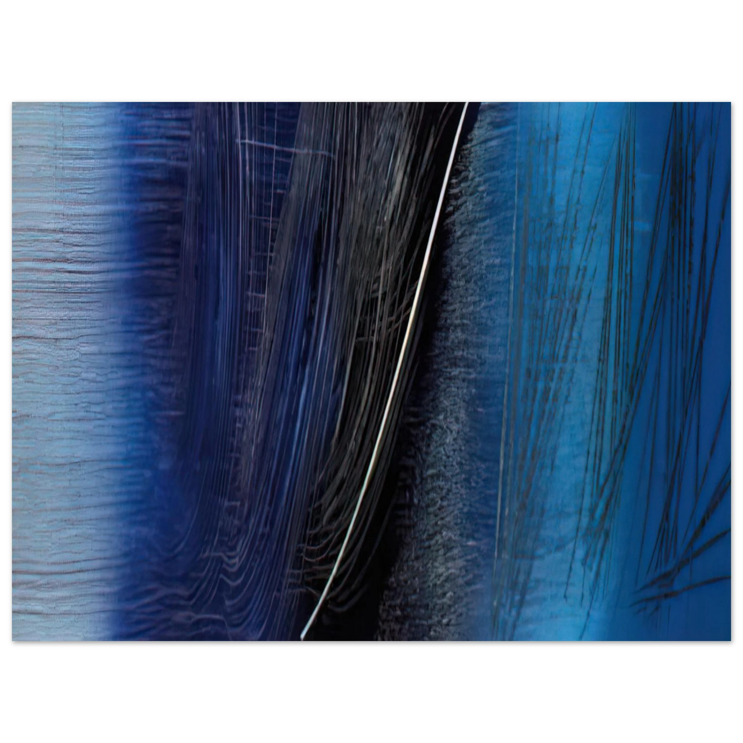 Hans Hartung - Untitled T1962-L7 - 1962  75x100 cm / 30x40inches Fine Art Poster