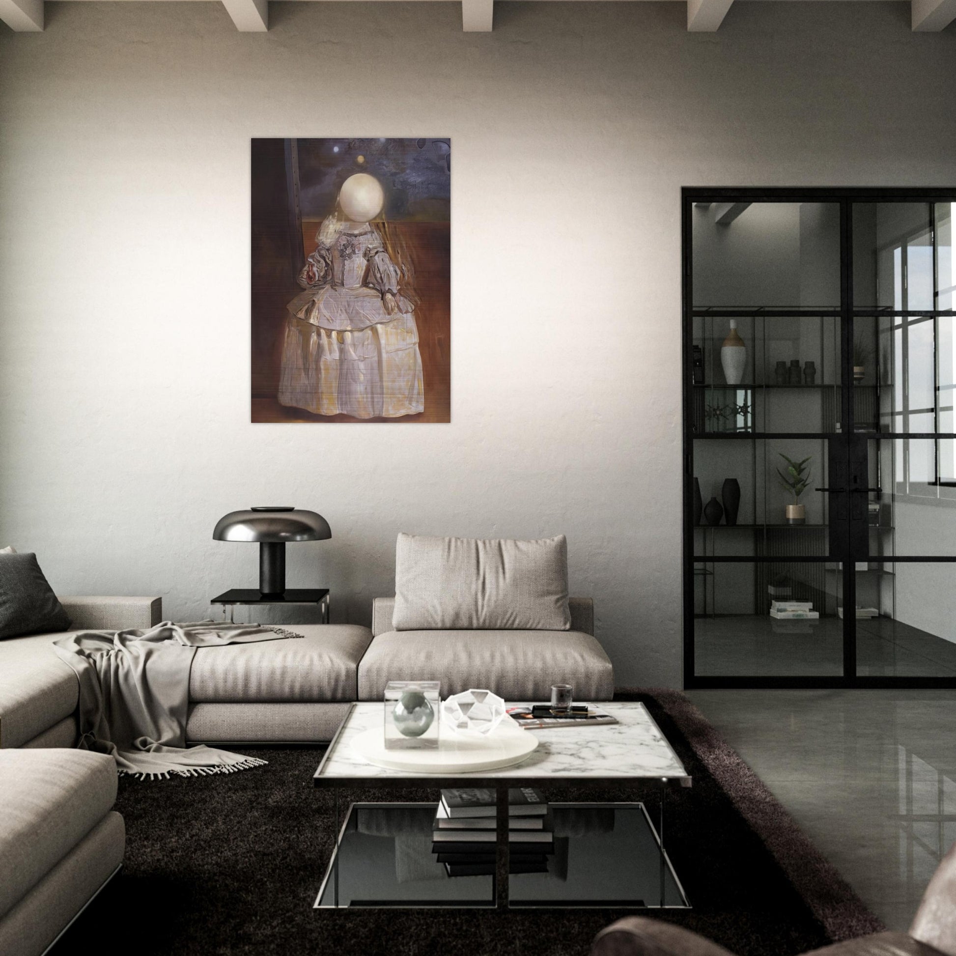 THE PEARL - Salvador Dali Brushed Aluminum Print - 70x100 cm / 28x40 inches | Salvador Dali Aluminum Print | Salvador Dali Prints