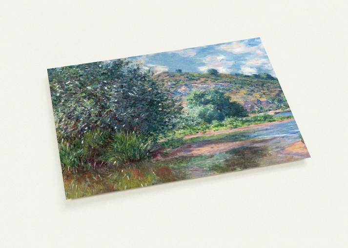 Landscape at Port-Villez By claude monet Pack of 10 Post Cards | claude monet Post Cards | A6 (10.5 x 14.8 cm) - 4.1 x 5.8 inches
