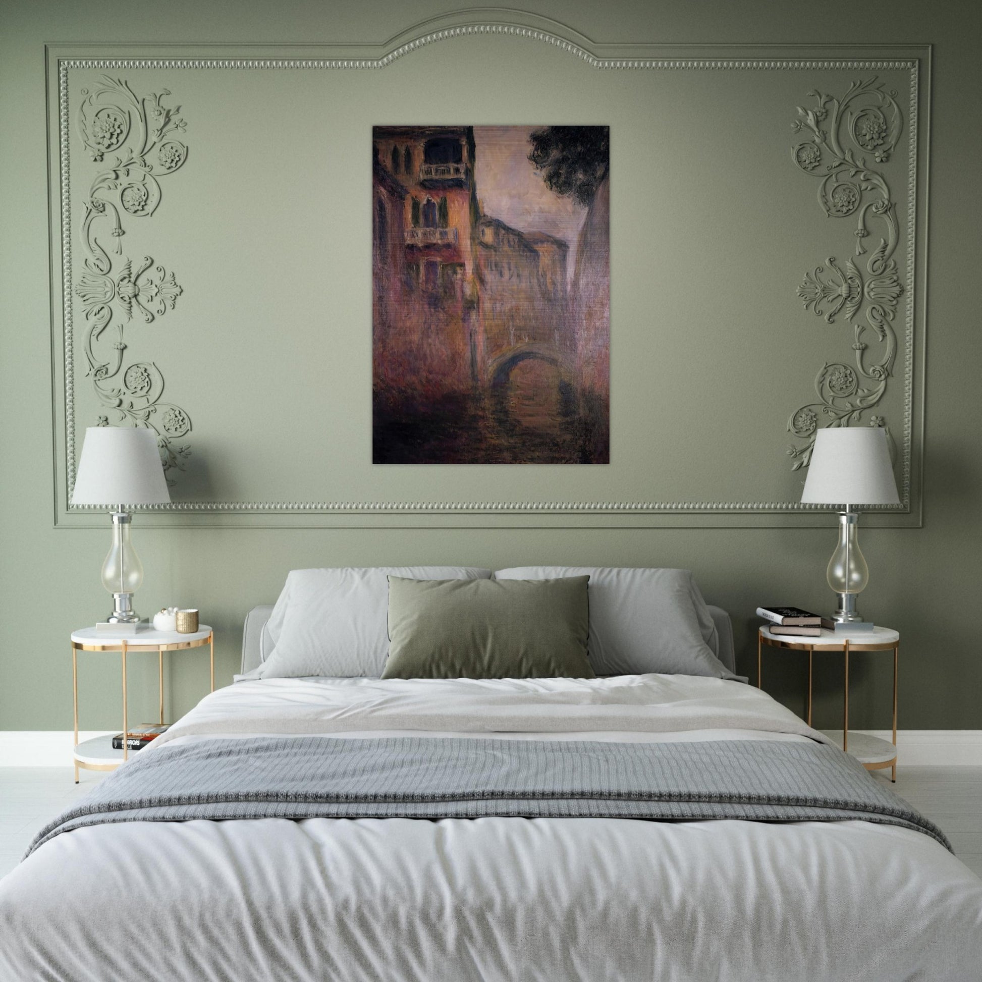 Rio della Salute 02 - claude monet Brushed Aluminum Print - 70x100 cm / 28x40 inches | claude monet Aluminum Print | claude monet Prints
