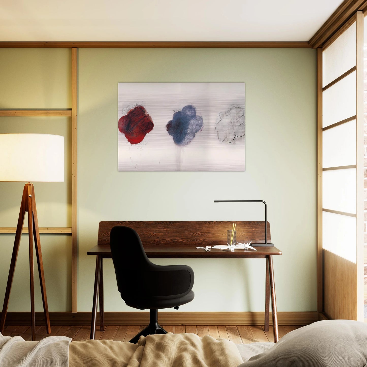 Fifty Days at Iliam. Shades of Achilles, Patroclus, and Hector - Cy Twombly Brushed Aluminum Print - 70x100 cm / 28x40 inches | Cy Twombly Aluminum Print | Cy Twombly Prints