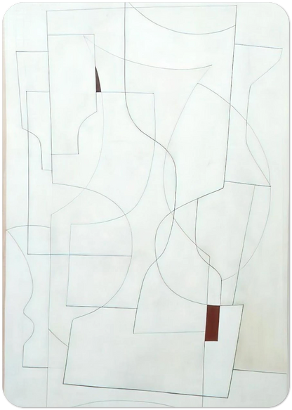 July 27-53 ivory - 1953 By Ben Nicholson Pack of 10 Post Cards | Ben Nicholson Post Cards | A6 (10.5 x 14.8 cm) - 4.1 x 5.8 inches
