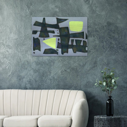 -12° - 1956 - Alfred Manessier Brushed Aluminum Print - 70x100 cm / 28x40 inches | Alfred Manessier Aluminum Print | Alfred Manessier Prints