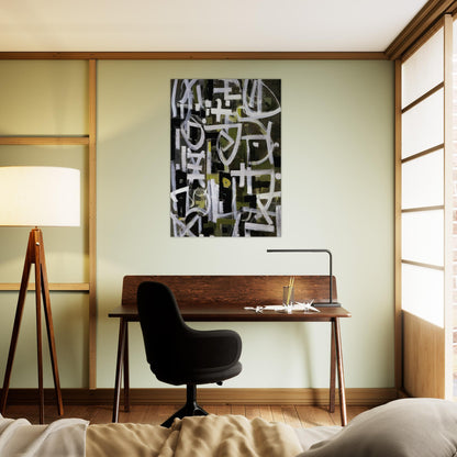Number 2 - 1950 - Bradley Walker Tomlin Brushed Aluminum Print - 70x100 cm / 28x40 inches | Bradley Walker Tomlin Aluminum Print | Bradley Walker Tomlin Prints