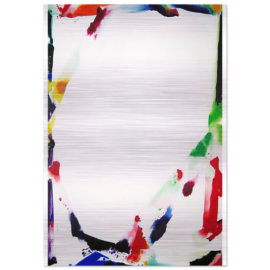 Her Blue Surround  SFP71-18  - Sam Francis Brushed Aluminum Print - 70x100 cm / 28x40 inches | Sam Francis Aluminum Print | Sam Francis Prints