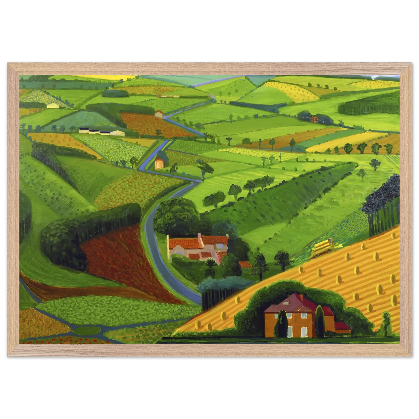 David Hockney - David Hockney Wall art - A3 (29.7 x 42  cm) - Fine Art Poster - -