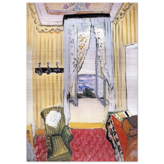 MY ROOM AT THE BEAU RIVAGE 1918 - Henri Matisse Brushed Aluminum Print - 70x100 cm / 28x40 inches | Henri Matisse Aluminum Print | Henri Matisse Prints