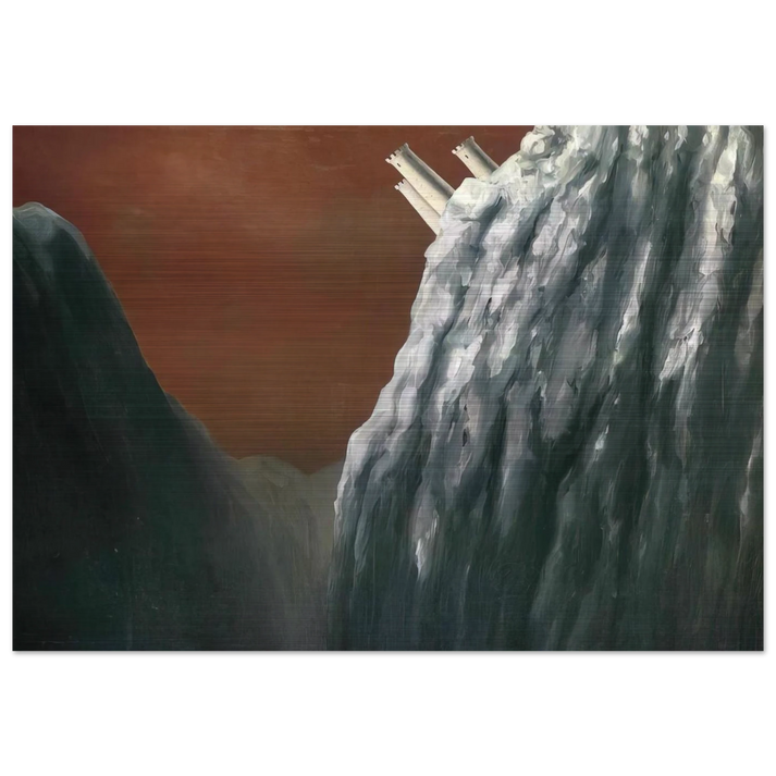 NOT_DETECTED_211402 - Rene Magritte Brushed Aluminum Print - 70x100 cm / 28x40 inches | Rene Magritte Aluminum Print | Rene Magritte Prints