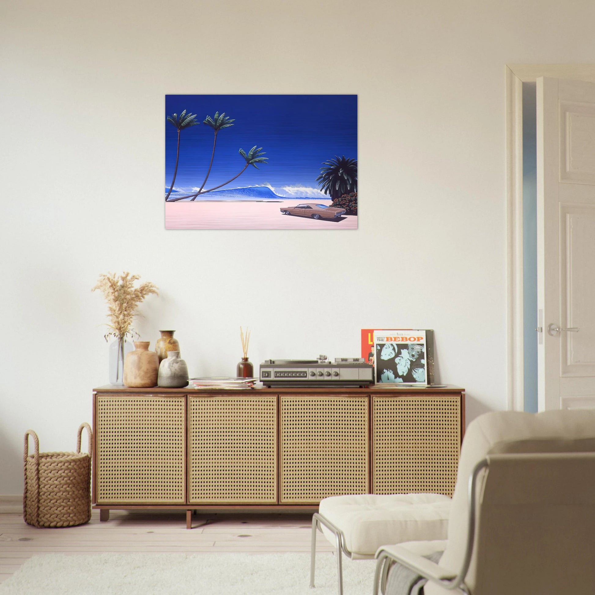 Impender Beach - Hiroshi Nagai Brushed Aluminum Print - 70x100 cm / 28x40 inches | Hiroshi Nagai Aluminum Print | Hiroshi Nagai Prints