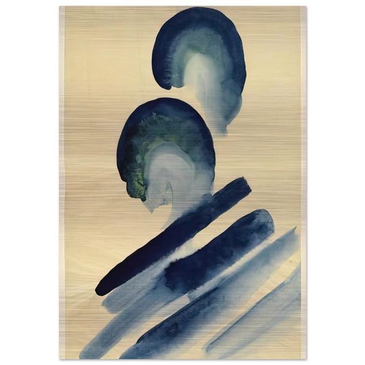 Blue-02 - Georgia O'Keeffe Brushed Aluminum Print - 70x100 cm / 28x40 inches | Georgia O'Keeffe Aluminum Print | Georgia O'Keeffe Prints