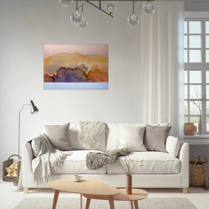 House by the Ocean - 1978 - Ronnie Landfield Brushed Aluminum Print - 70x100 cm / 28x40 inches | Ronnie Landfield Aluminum Print | Ronnie Landfield Prints