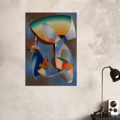 Composition - Abstract Art - John Ferren Brushed Aluminum Print - 70x100 cm / 28x40 inches | John Ferren Aluminum Print | John Ferren Prints