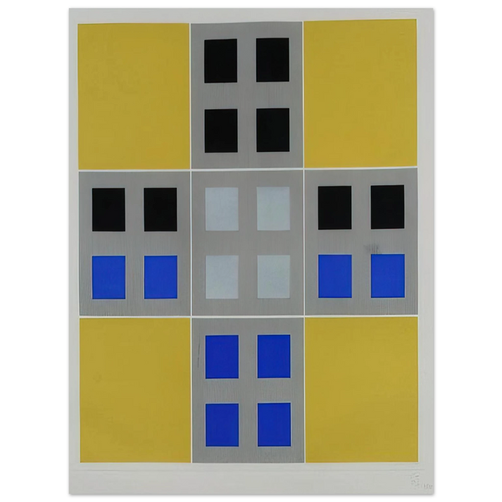Jesus Rafael Soto - UNTITLED  75x100 cm / 30x40inches Fine Art Poster