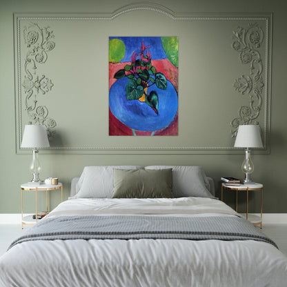 CYCLAMEN POURPRE 1912 - Henri Matisse Brushed Aluminum Print - 70x100 cm / 28x40 inches | Henri Matisse Aluminum Print | Henri Matisse Prints