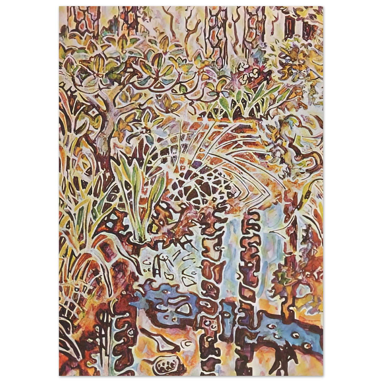 Walter Inglis Anderson - Walter Anderson Wall art - 30x40 cm / 12x16 inches - Premium Wooden Framed Poster With Fine Art Paper-canvas - Black frame