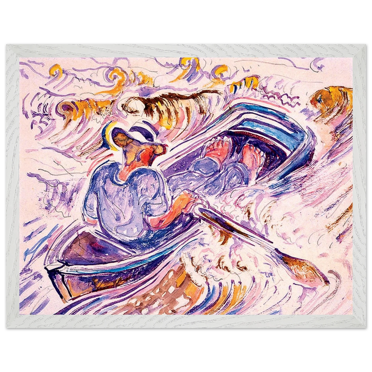 Walter Inglis Anderson - Walter Anderson Wall art - 40x50 cm / 16x20 inches - Premium Wooden Framed Poster With Fine Art Paper-canvas - Black frame