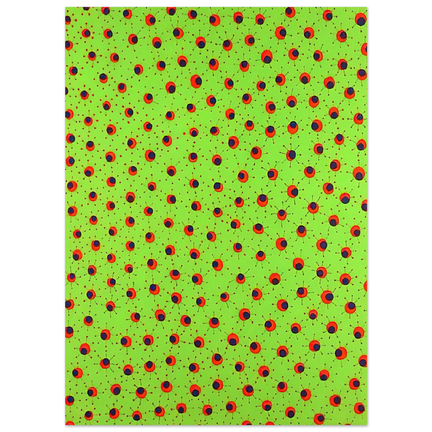 Yayoi Kusama - FIELDS IN SPRING 1988 Fine Art Poster