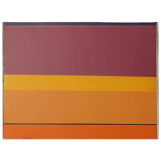 Larry Zox - Untitled - 1964  75x100 cm / 30x40inches Fine Art Poster