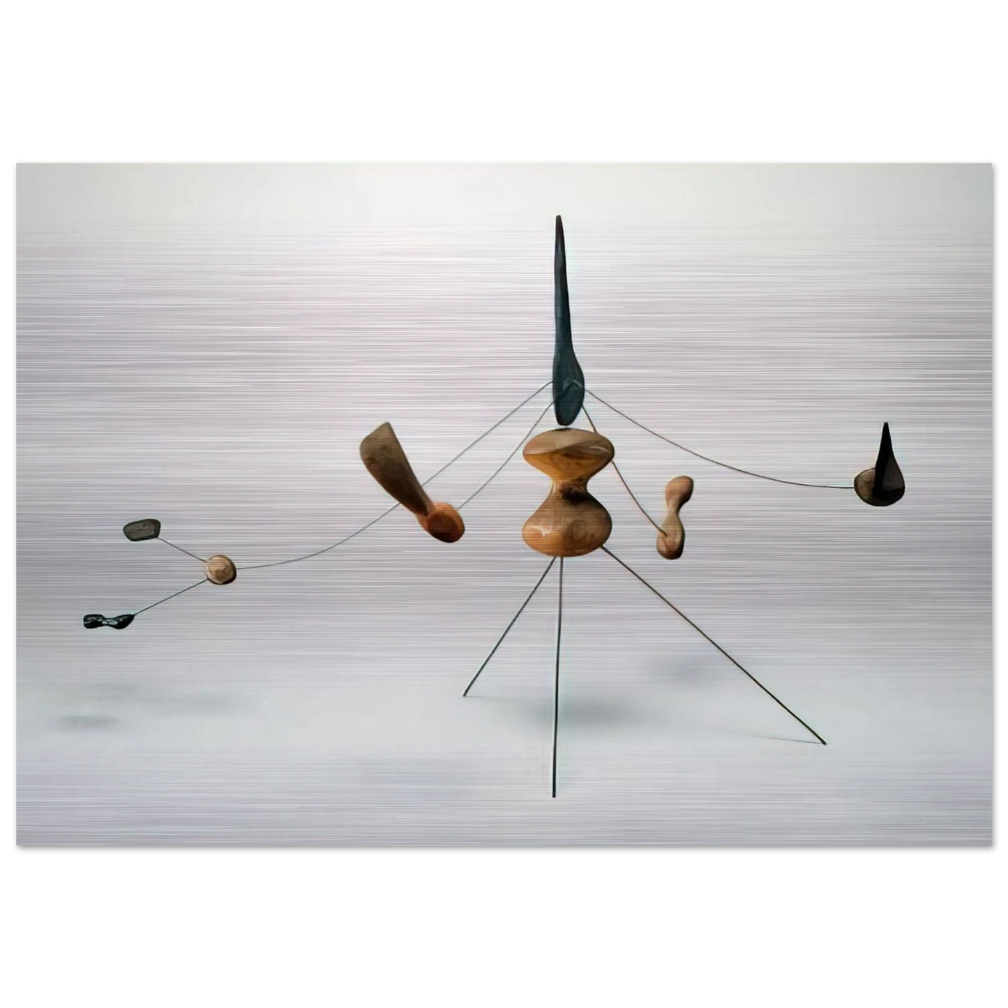 CONSTELLATION 1942 - Alexander Calder Brushed Aluminum Print - 70x100 cm / 28x40 inches | Alexander Calder Aluminum Print | Alexander Calder Prints