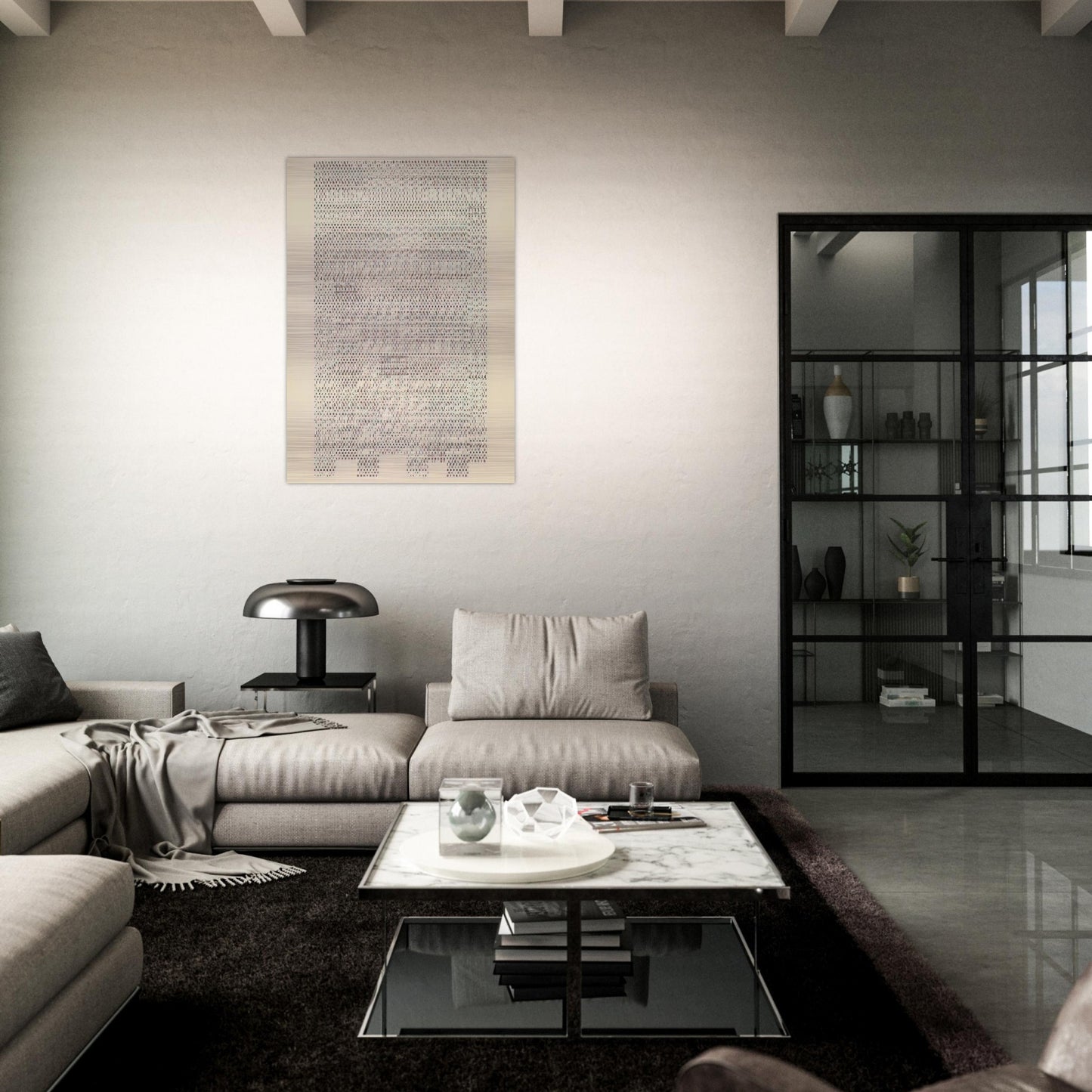Idea - 1960 - Dieter Roth Brushed Aluminum Print - 70x100 cm / 28x40 inches | Dieter Roth Aluminum Print | Dieter Roth Prints