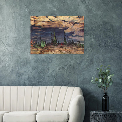 Terre Sauvage - 1913 - A.Y. Jackson Brushed Aluminum Print - 70x100 cm / 28x40 inches | A.Y. Jackson Aluminum Print | A.Y. Jackson Prints