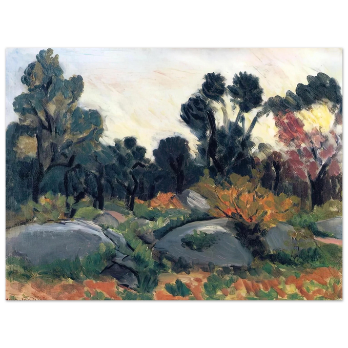 Henri Matisse - LANDSCAPE 3  75x100 cm / 30x40inches Fine Art Poster