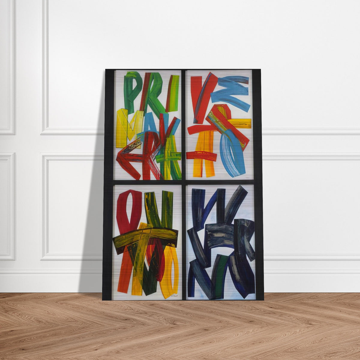 Four Seasons - 1989 - Joao Vieira Brushed Aluminum Print - 70x100 cm / 28x40 inches | Joao Vieira Aluminum Print | Joao Vieira Prints