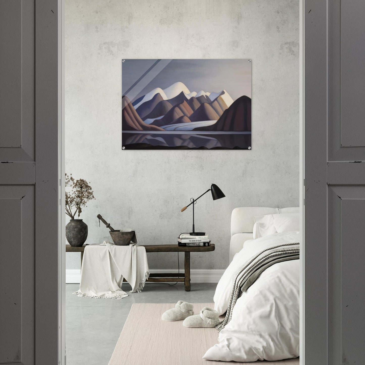 Mount Thule, Bylot Island - 1930 - Lawren Harris Acrylic Print - 70x100 cm / 28x40″ inches